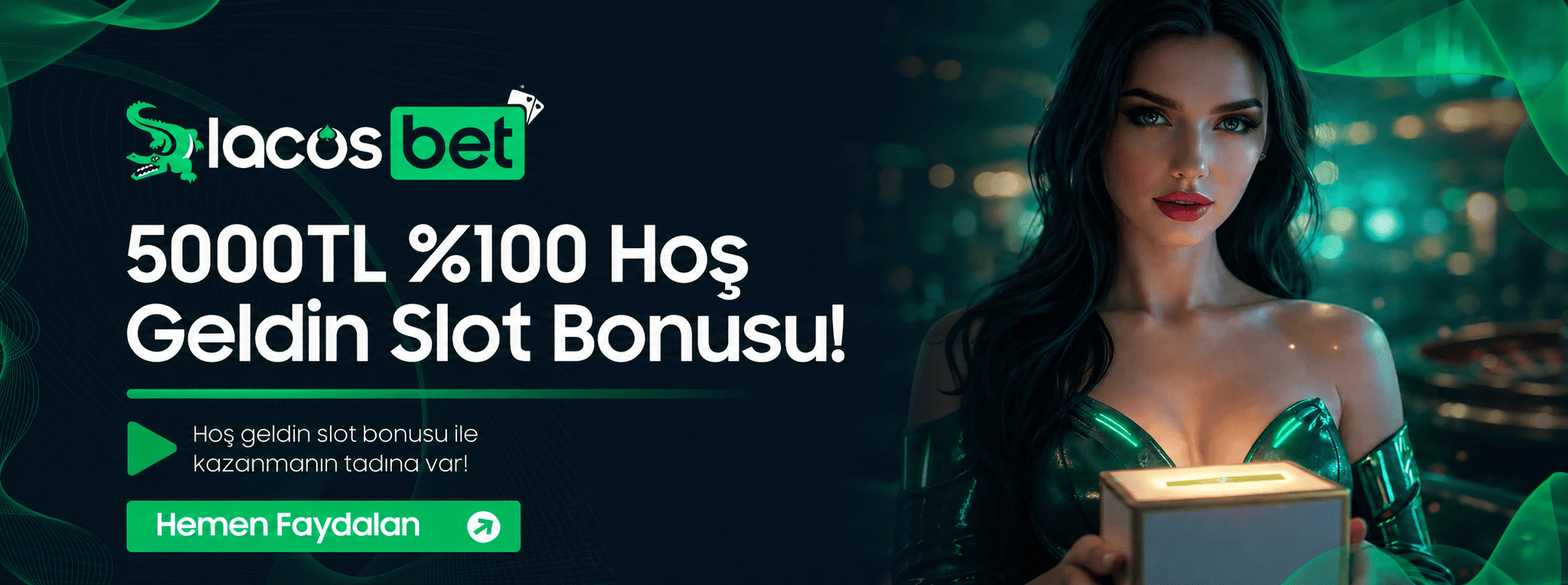 5000 TL %100 HOŞGELDİN SLOT CASİNO BONUSU
