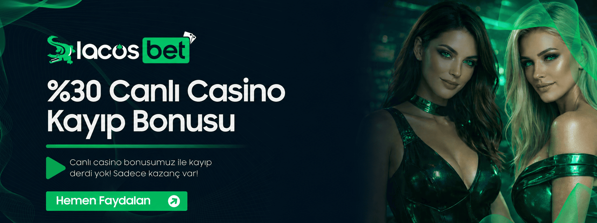 %30 CANLI CASİNO KAYIP BONUSU