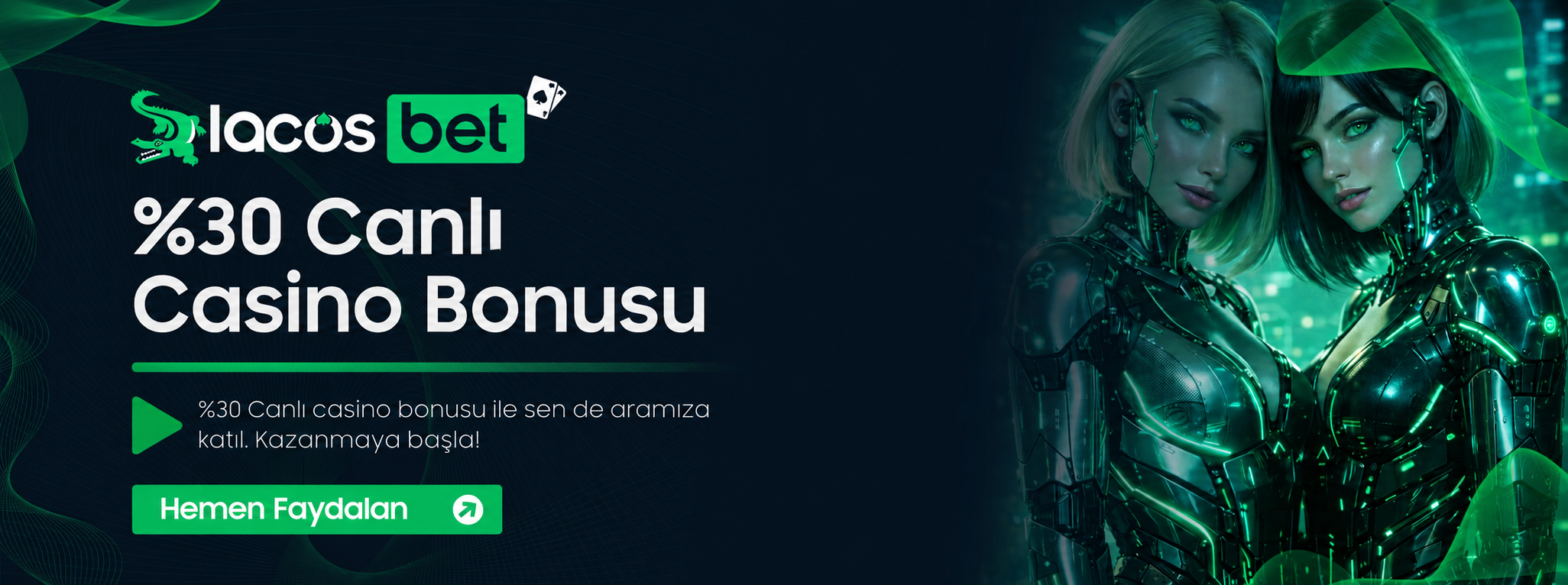 %30 CANLI CASİNO BONUSU