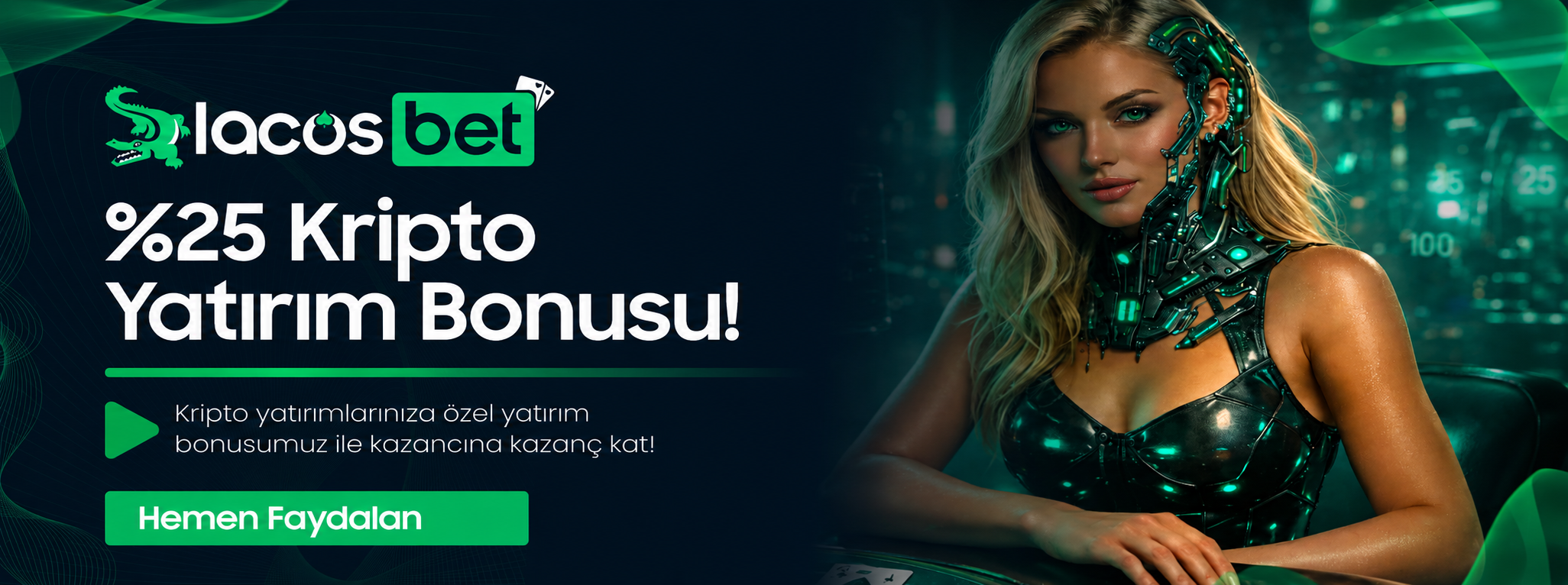 %25 KRİPTO YATIRIM BONUSU